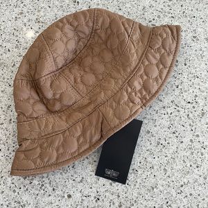 Quilted bucket hat weather proof S/M